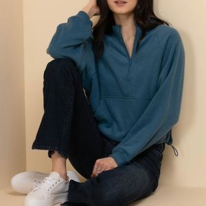 Ricki’s Half Zip Terry Sweatshirt - Size Medium